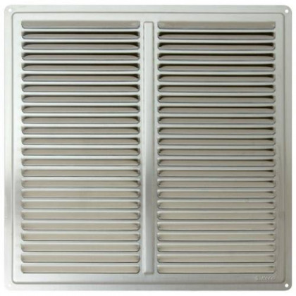 Mřížka větrací - krytka NVM, 300 x 300 mm K, nerez 0715