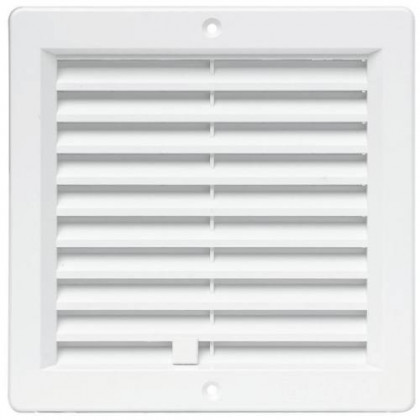 Mřížka větrací se žaluzií VM, 150 x 200 mm UB, bílá 0209