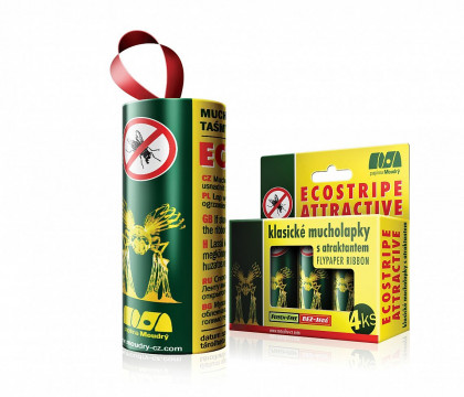 Mucholapka ecostripe attractive 4 ks/bal.