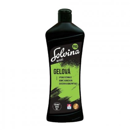 Mycí gel s jemným abrazivem na ruce Solvina profi- gelová, 450g
