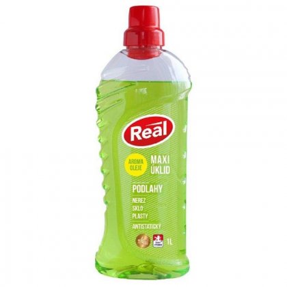 Mycí prostředek Real Maxi úklid s aroma oleji, 1l