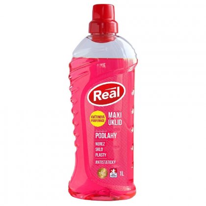 Mycí prostředek Real Maxi úklid s květinovou parfemací, 1l