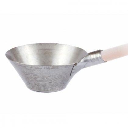 Naběračka OCEL 21,5cm s násadou 180cm
