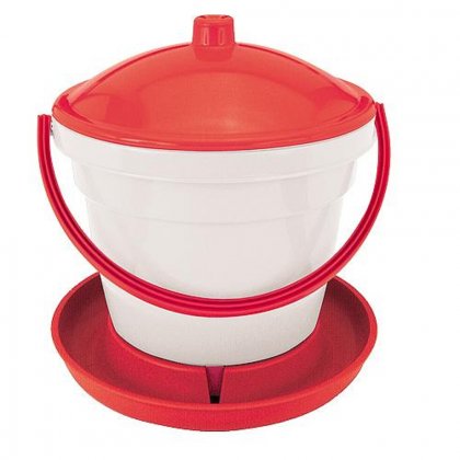 Napáječka plastová RAPID CLEAN CHICKENS 360x360mm, 12l