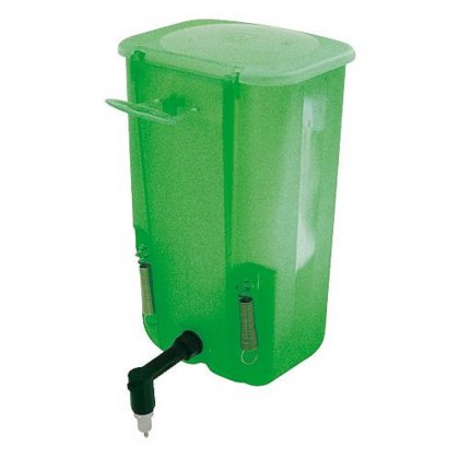 Napáječka s napáječem DERBY 1000ml 12x11x19cm 90°