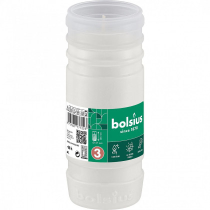 Náplň Bolsius Gravelight RP3, 68 h, 208 g, 57x146 mm, parafín