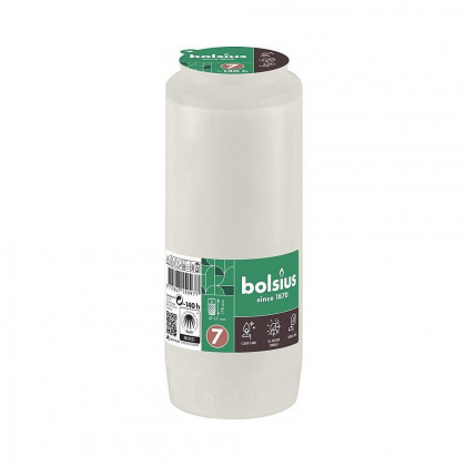 Náplň Bolsius olej do kahance, 140h, 471g, 67x178mm, bílá
