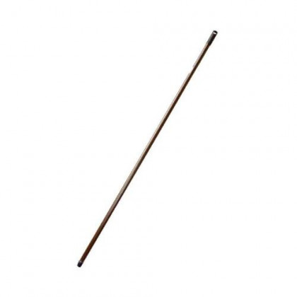 Násada na smeták kovová, 130 cm, s hrubým závitem