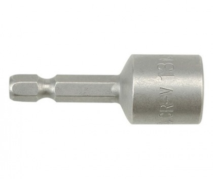 Nástavec magnetický 1/4" 13 x 48 mm CrV blistr
