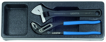 Nástavný klíč a SIKO kleště, 2 díly ve výplni do dílenského vozíku - LIACK384012