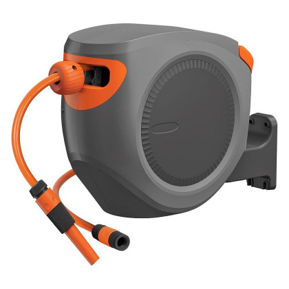 Naviják na stěnu s hadicí 1/2", 20+2m, automatický