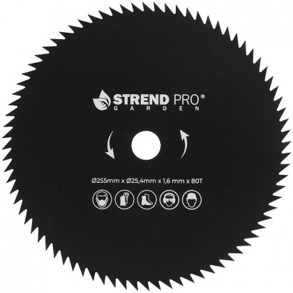Nůž do křovinořezu TT-BC415/520, 80zubý, 255x1,6mm