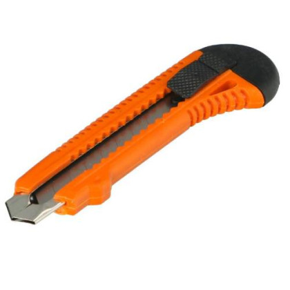 Nůž obyčejný odlamovací, kovové provedení 18 mm, FASTER TOOLS