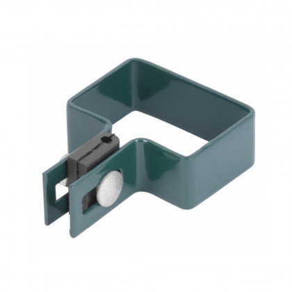 Objímka koncová zelená EUROSTANDARD 60x40mm,  Zn+PVC