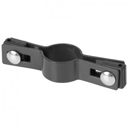 Objímka průběžná EUROSTANDARD RAL7016, antracit, Zn+PVC, 38mm