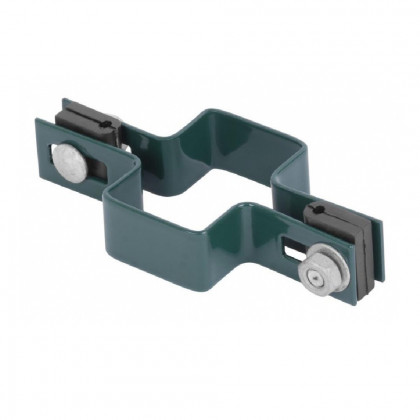 Objímka průběžná zelená EUROSTANDARD 60x40mm, Zn+PVC