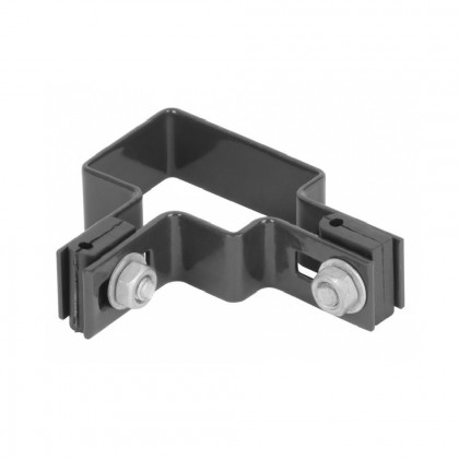 Objímka rohová antracit EUROSTANDARD 60x40mm,  Zn+PVC