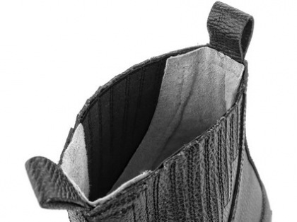 Obuv kotníkova DRAGO S1 pérko s ocelovou špicí, PU/guma, černá