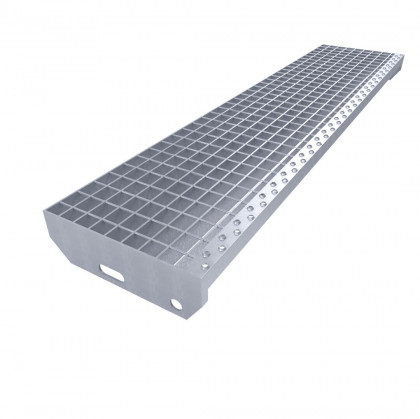 Ocelová pozinkovaná svařovaná schodnice FLOMA - 120 x 27 x 4 cm