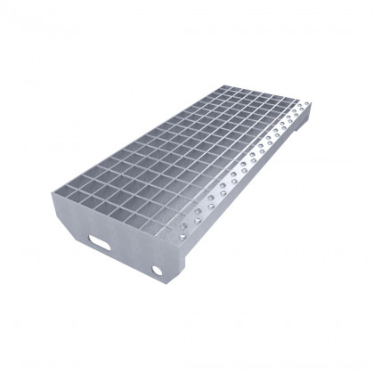 Ocelová pozinkovaná svařovaná schodnice FLOMA - 60 x 24 x 3 cm