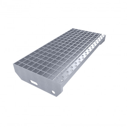 Ocelová pozinkovaná svařovaná schodnice FLOMA - 60 x 27 x 3 cm