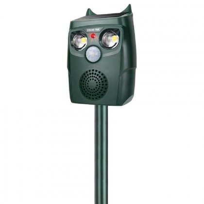 Odpuzovač škůdců, solární eXvision SAR20, Ultrasonic, Flashlight, Solar, PIR, IP67