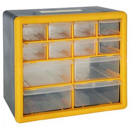 Organizér 12 zásuvek, 265x160x235mm