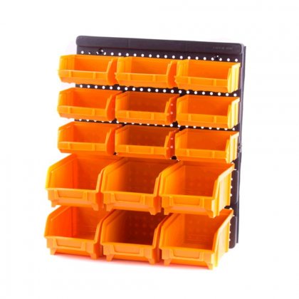 Organizér závěsný s boxy, 6+9 boxů