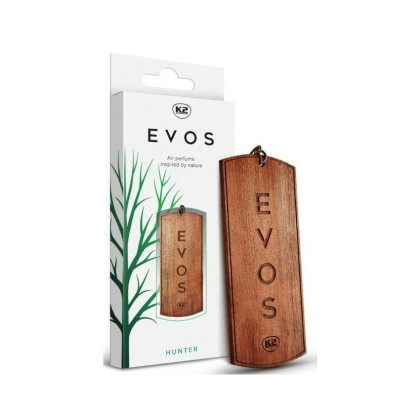 Osvěžovač K2 EVOS HUNTER - dřevěná vonná visačka