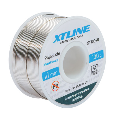 Pájecí cín bezolovnatý 1 mm / 100 g