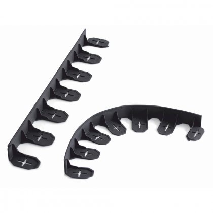 Palisada okraj 4800x45mm černá