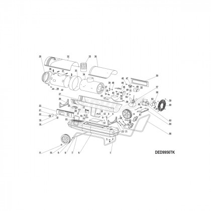 Palivová tryska DANFOS 1 mm 80°