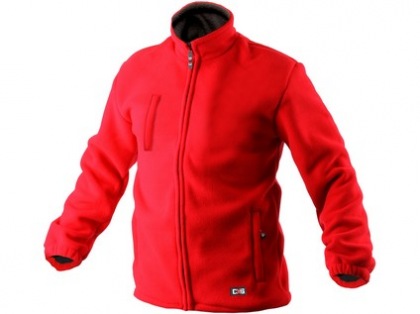 Pánská fleecová bunda OTAWA, červená, vel. 3XL