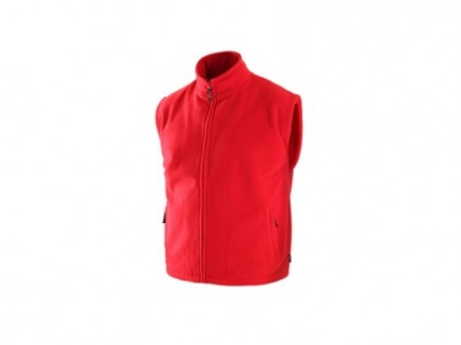 Pánská fleecová vesta UTAH, červená, vel. L