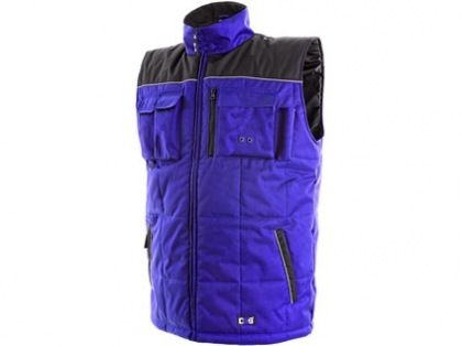 Pánská zimní vesta SEATLE, modro-černá, vel. 3XL