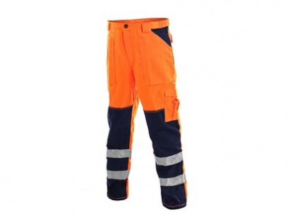 Pánské reflexní kalhoty NORWICH, oranžovo-modré, vel. 46