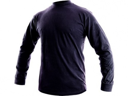 Pánské tričko s dlouhým rukávem PETR, tmavě modré, vel. 2XL