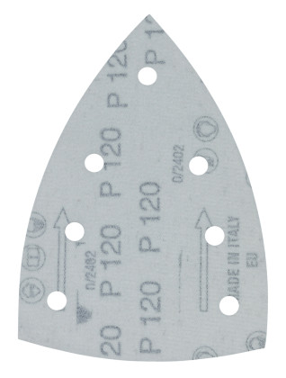 papír brusný suchý zip 100x150 A120, 10ks