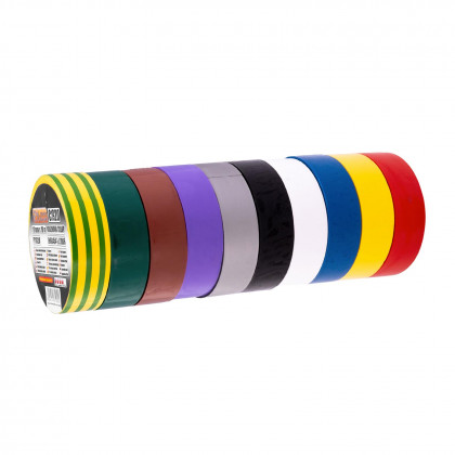 Páska izolační PVC | barevná, 19 mm x 10 m, 1bal/10ks (cena za 1ks)