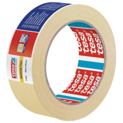 Páska maskovací 51023, odstranitelná do 3 dnů, 50 m x 25 mm, žlutá