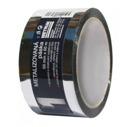 Páska metalizovaná, 0,048 mm x 50 mm x 50 m