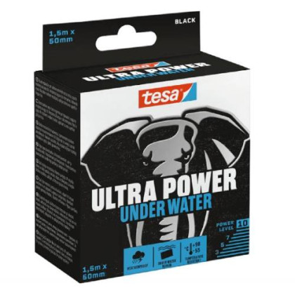 Páska opravná, voděodolná, černá, Ultra Power Underwater, TESA
