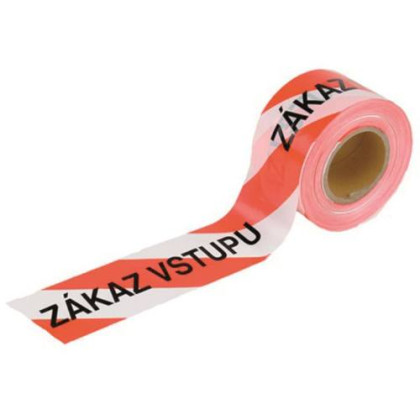 Páska výstražná ZÁKAZ VSTUPU SK, 80 mm x 250 m ENPRO