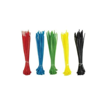 Pásky vázací, 100 x 2,5 mm, 100 ks, barevné, ENPRO