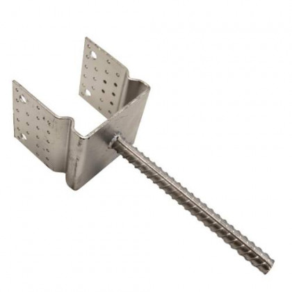 Patka kotevní do betonu Typ U, 120 x 120 x 4, s prolisem