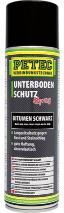 PETEC 73150 Bitumenová hmota na spodek automobilů, 500 ml sprej