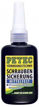 PETEC 91050 Přípravek pro fixaci šroubů - střední pevnost, 50 g