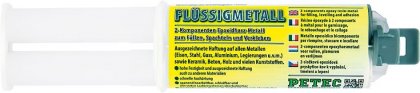 PETEC 97425 Dvoukomponentní lepicí tmel ("tekutý kov") - Flüssigmetall 25 ml