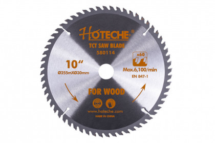 Pilový kotouč na dřevo 255 mm, 60 zubů - HT580114