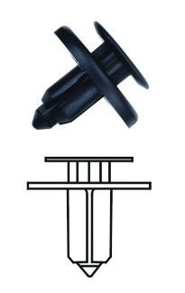 Plastové příchytky čalounění, 10 ks - HRD28